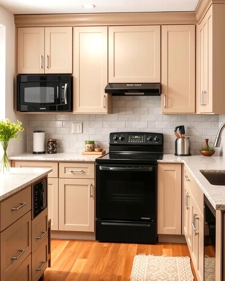 Warm Beige Cabinets