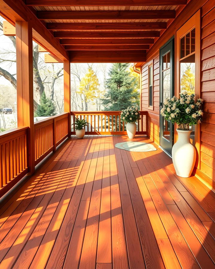 Warm Cedar Decks