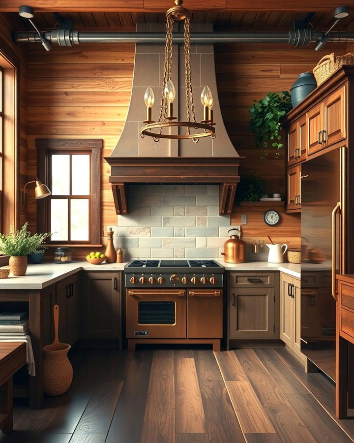 Warm Copper Appliances for Rustic Elegance