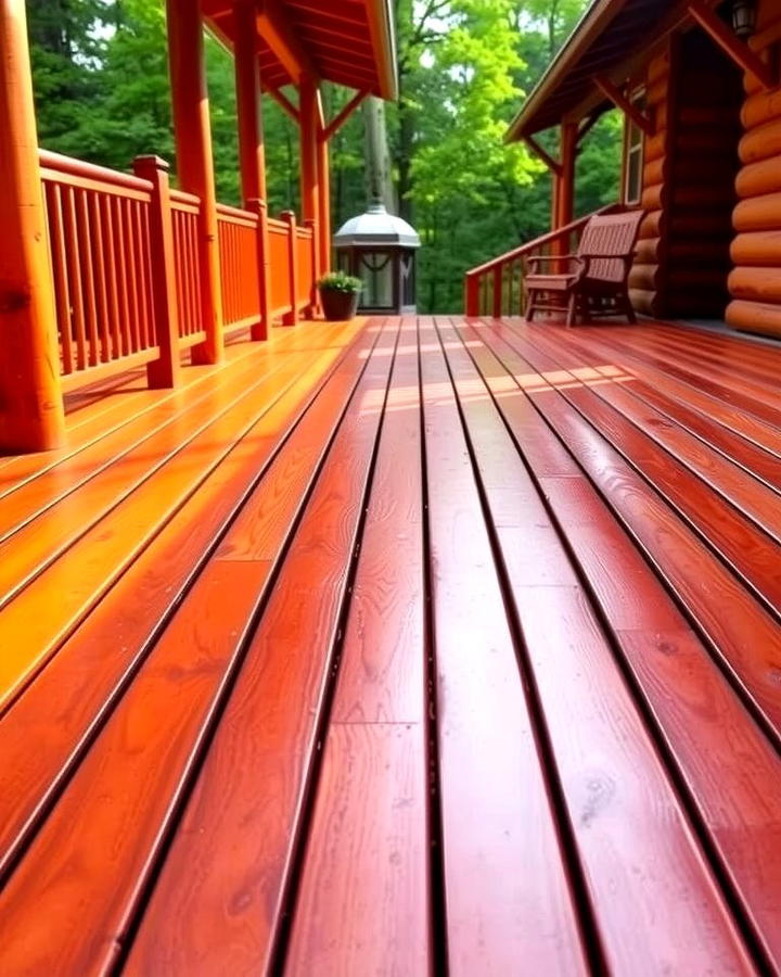 Warm Redwood for a Vibrant Look