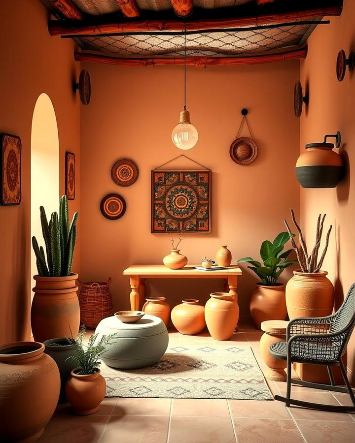 Warm Terracotta Accents