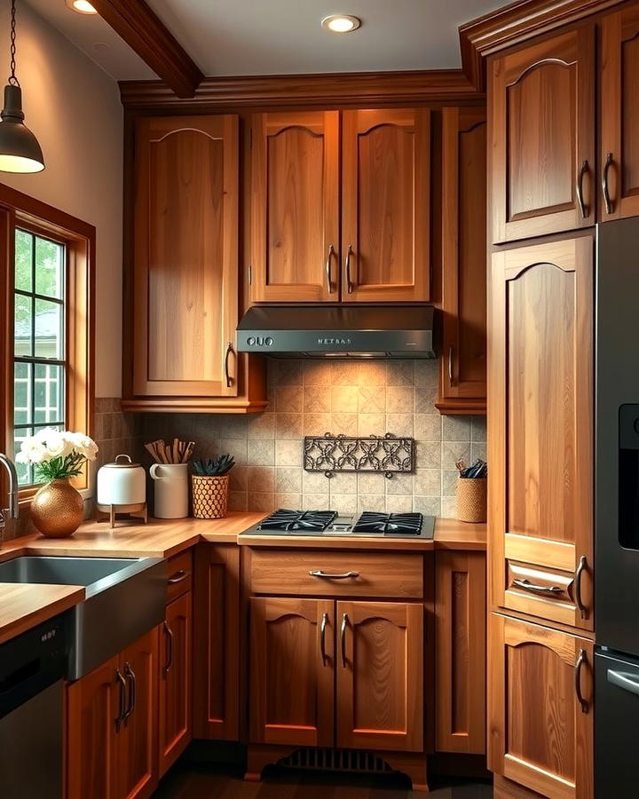 Warm Wooden Cabinetry