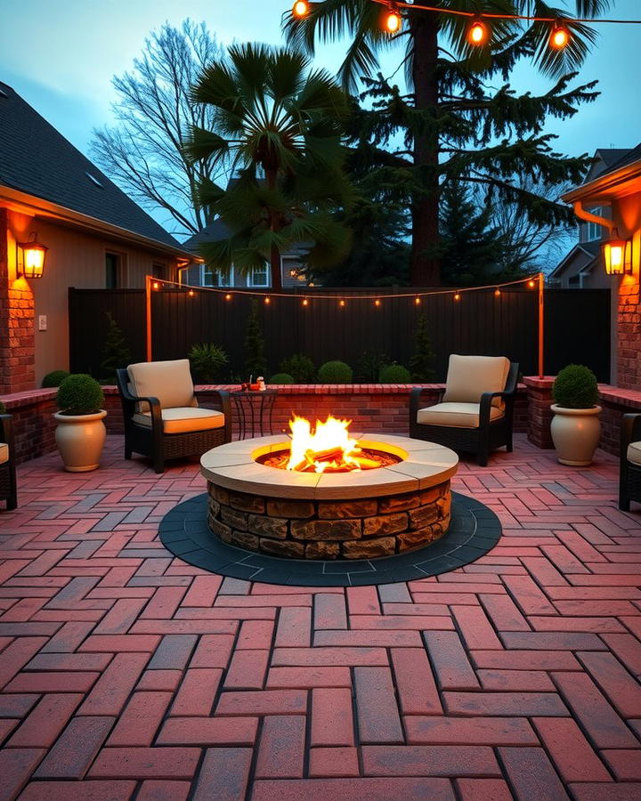 Warmth of Fire Pit Integration