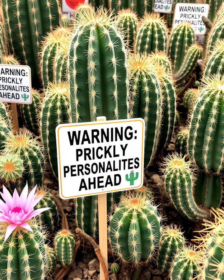 Warning Prickly Personalities Ahead