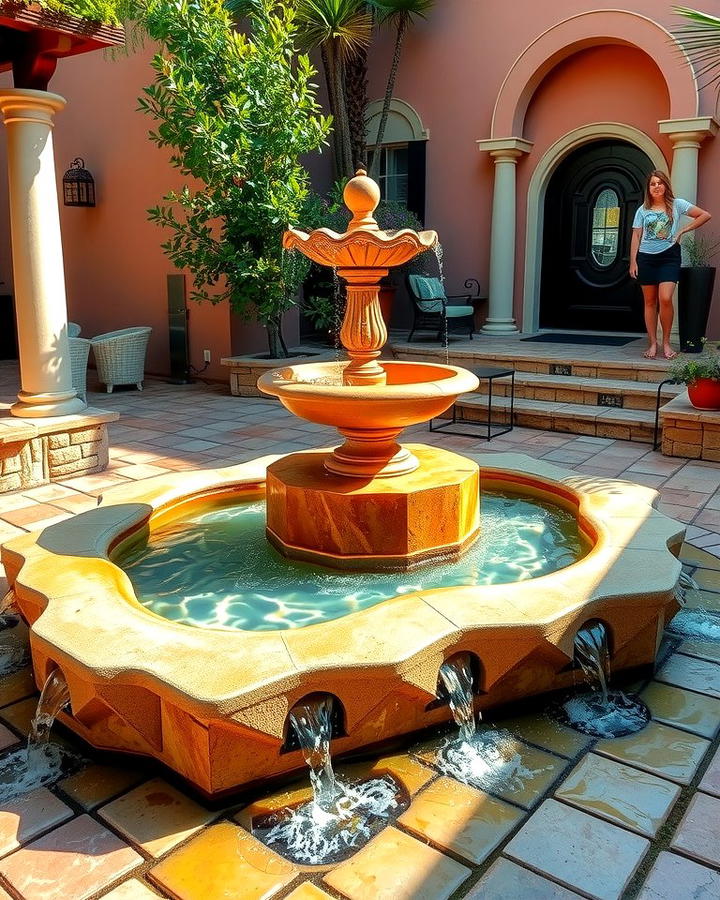 Water Features with a Mediterranean Touch