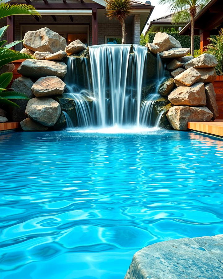 Waterfall Features for a Natural Touch