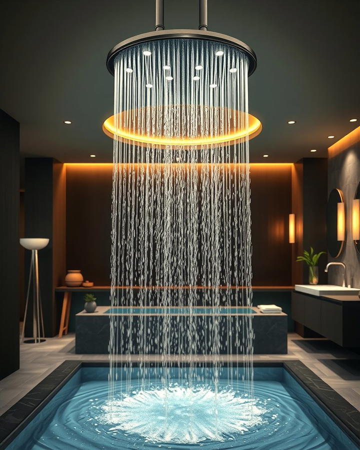 Waterfall Shower Feature