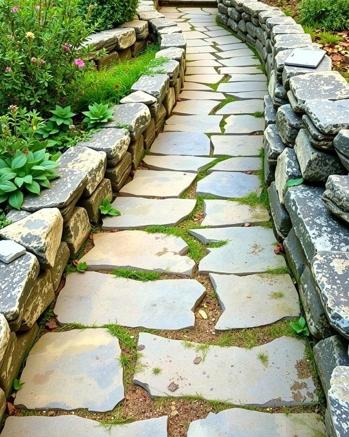 Weathered Stone Pathways