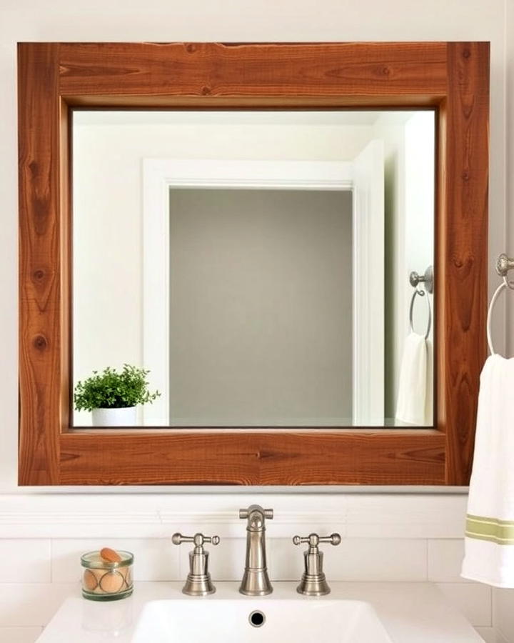 Weathered Wood Accents Bathroom