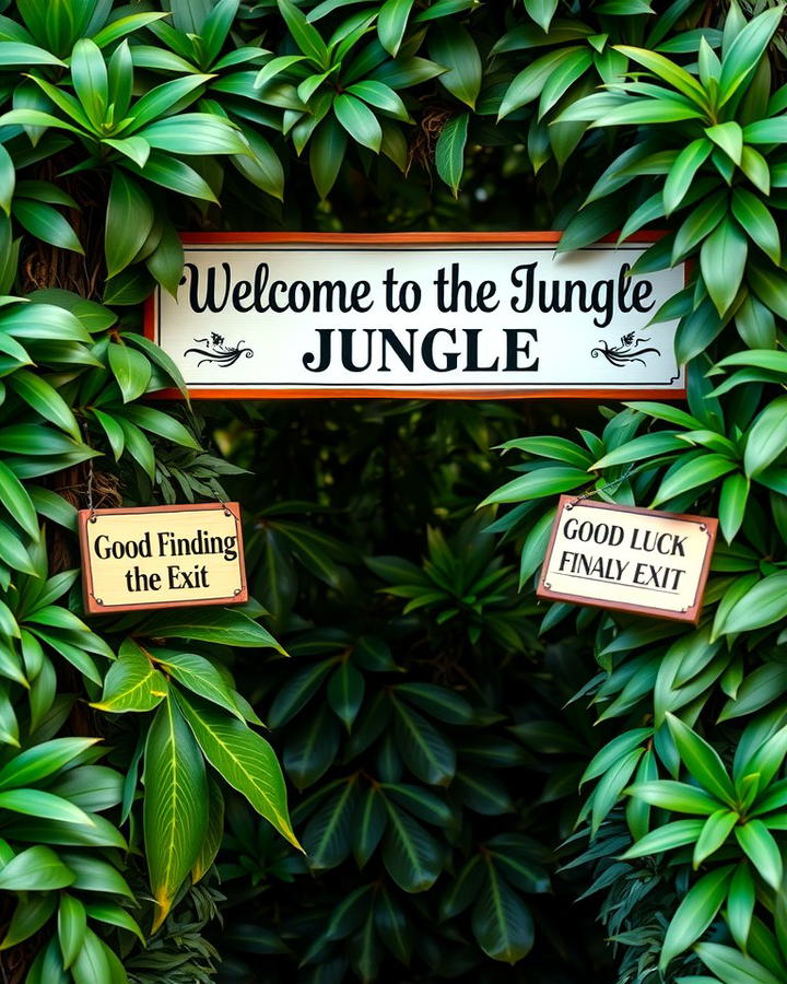 Welcome to the Jungle Good Luck Finding the Exit