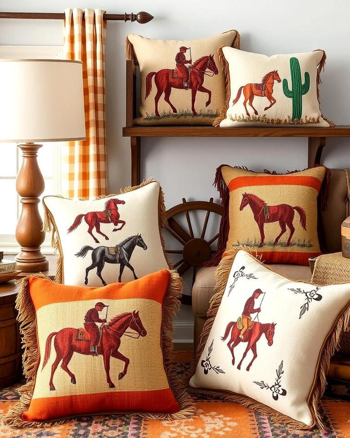 Western Inspired Throw Pillows