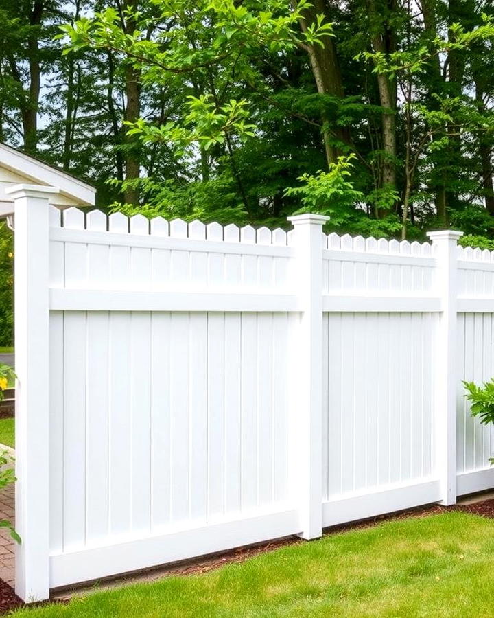 White Board on Board Fence