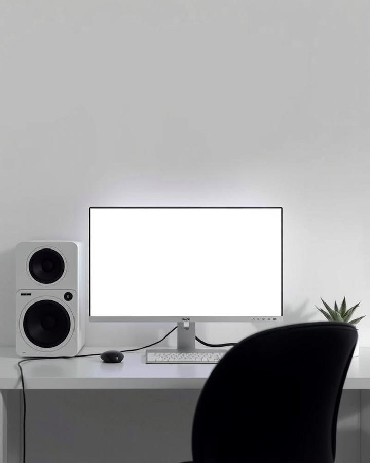 White Gaming Monitor