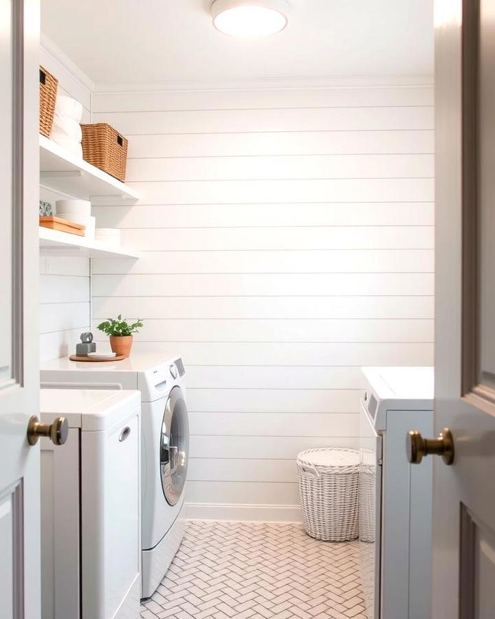 White Shiplap Walls