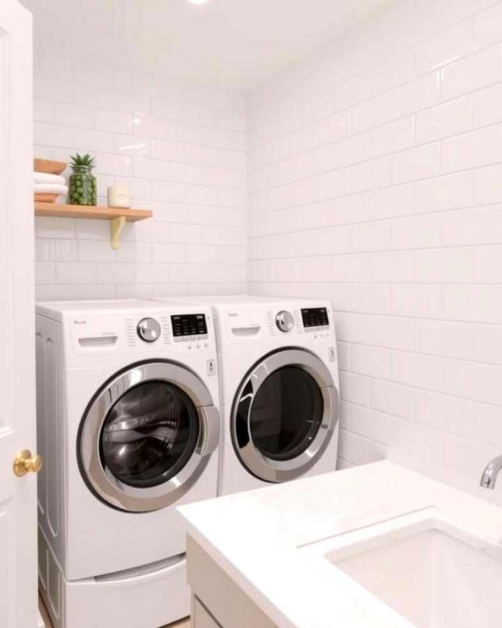 White Subway Tile Backsplash