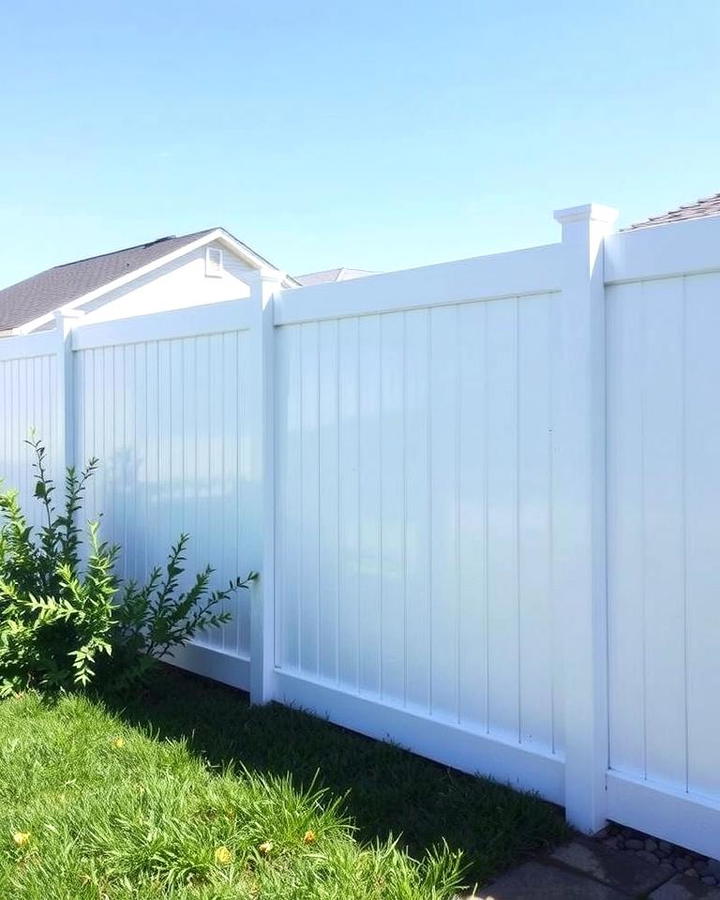 White Vinyl Privacy Fence