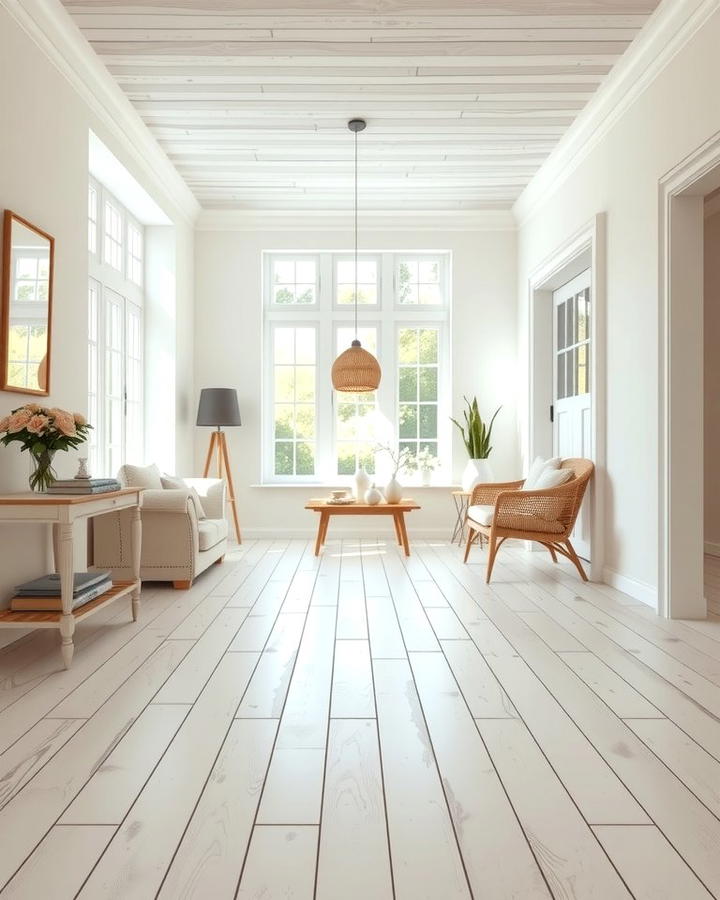 Whitewashed Floors