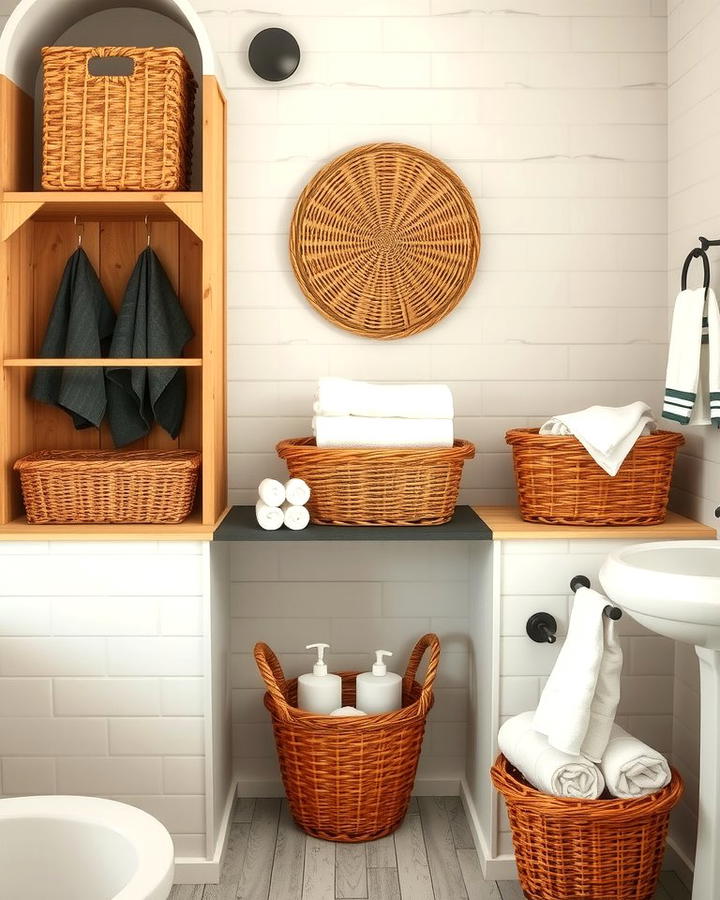 Wicker Baskets for Storage 2