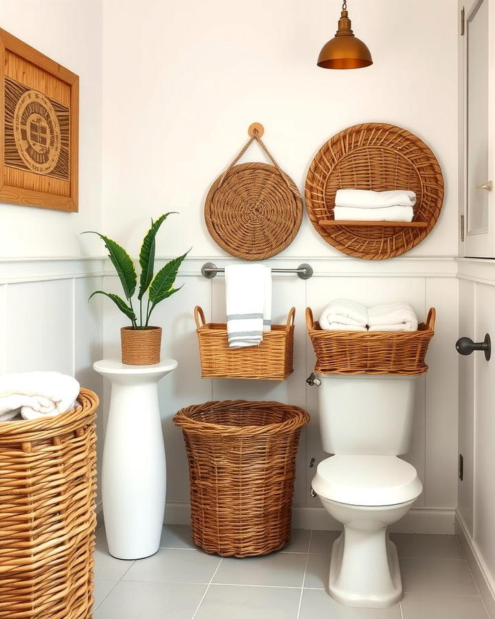 Wicker Baskets for Storage