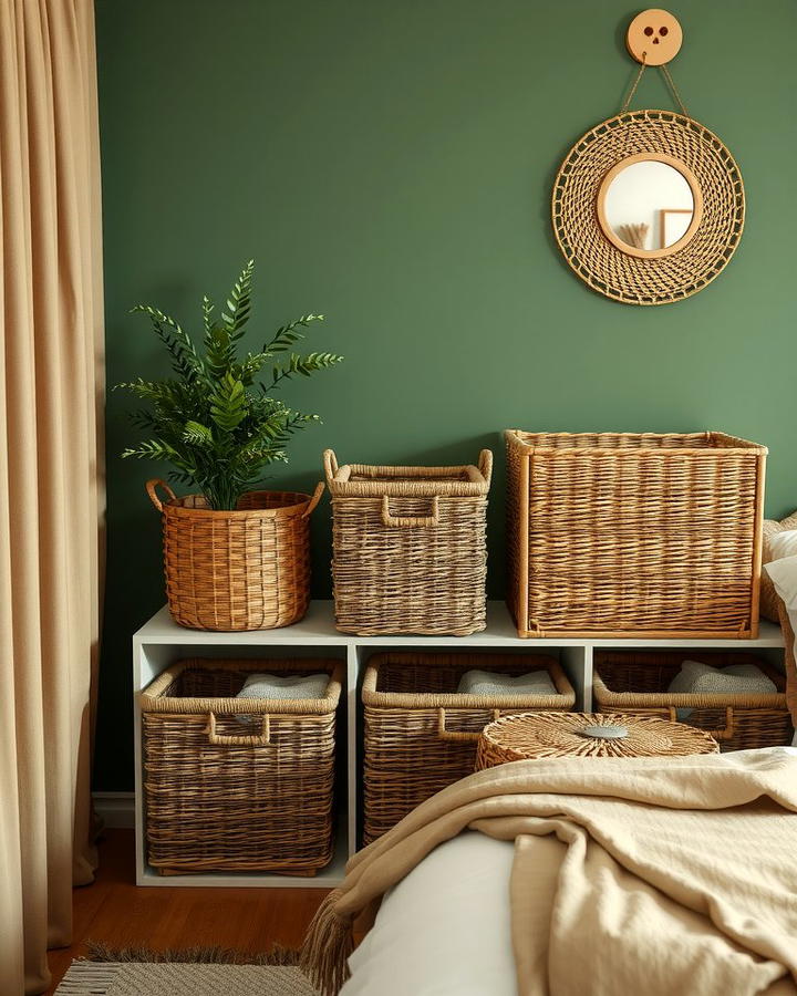 Wicker Baskets for Storage