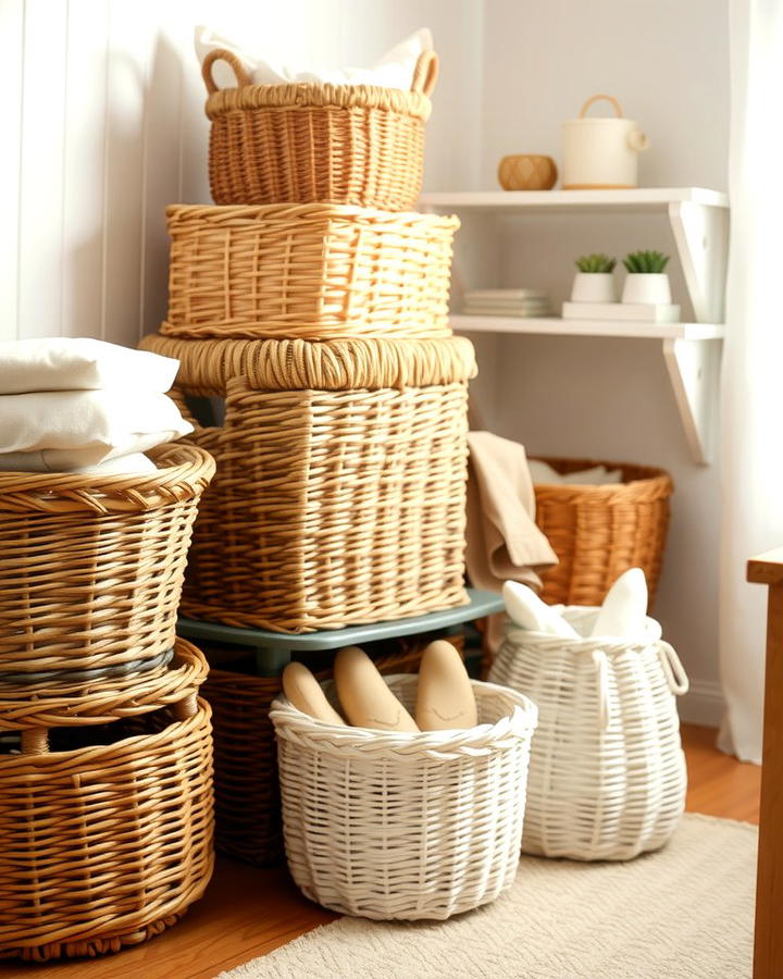 Wicker Storage Baskets