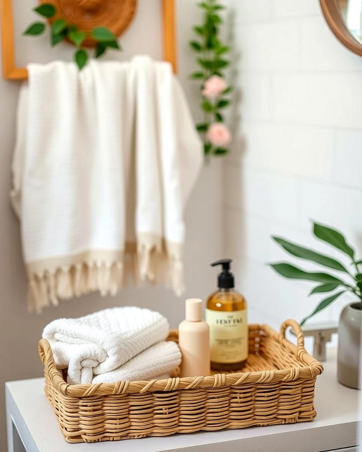 Wicker Tray for a Natural Aesthetic