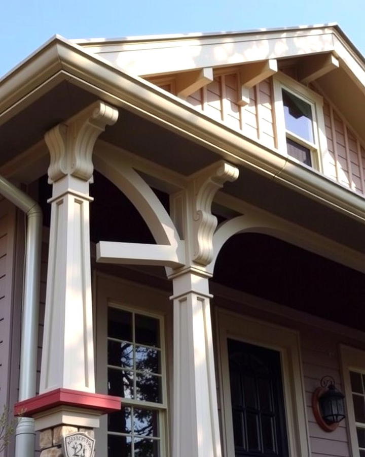 Wide Eaves with Brackets