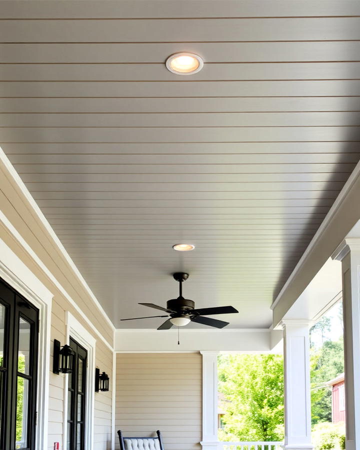 Wide Plank Vinyl Porch Ceiling