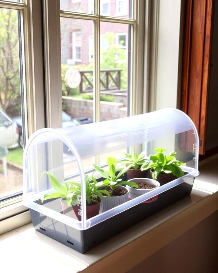 Window Sill Greenhouse