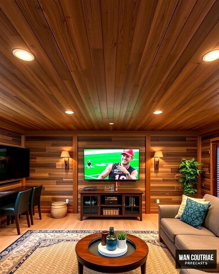 Wood Paneling for Warmth