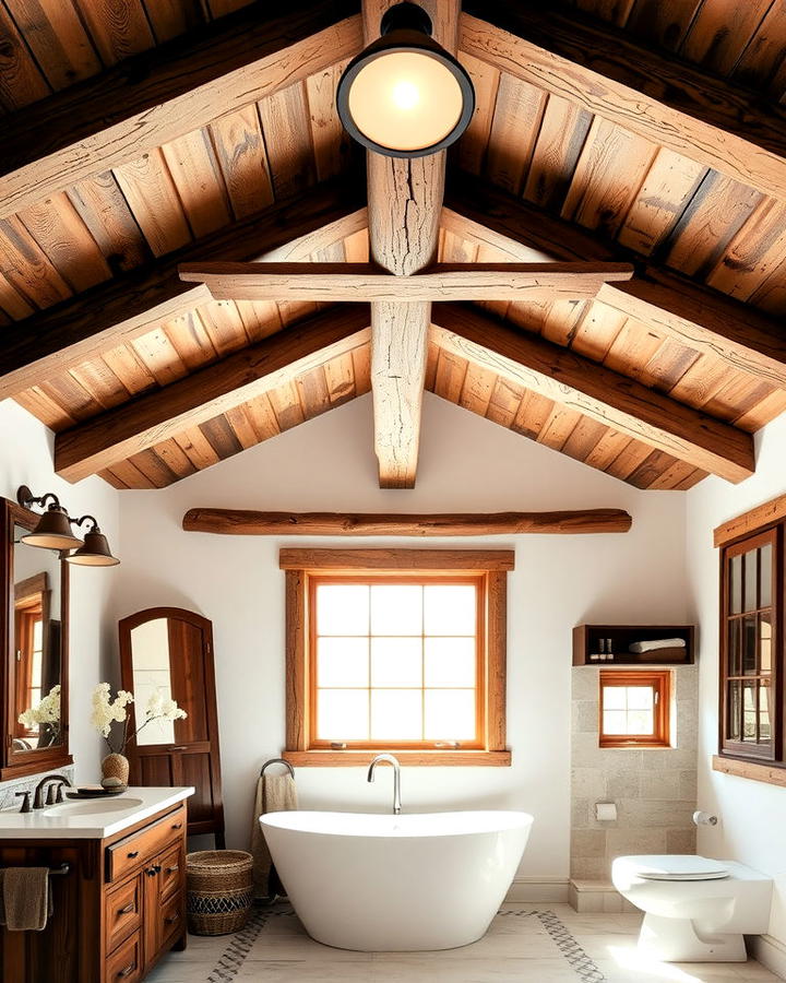 Wooden Beam Ceiling