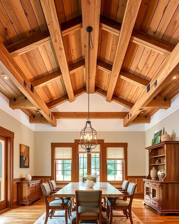 Wooden Beam Ceilings for Rustic Charm