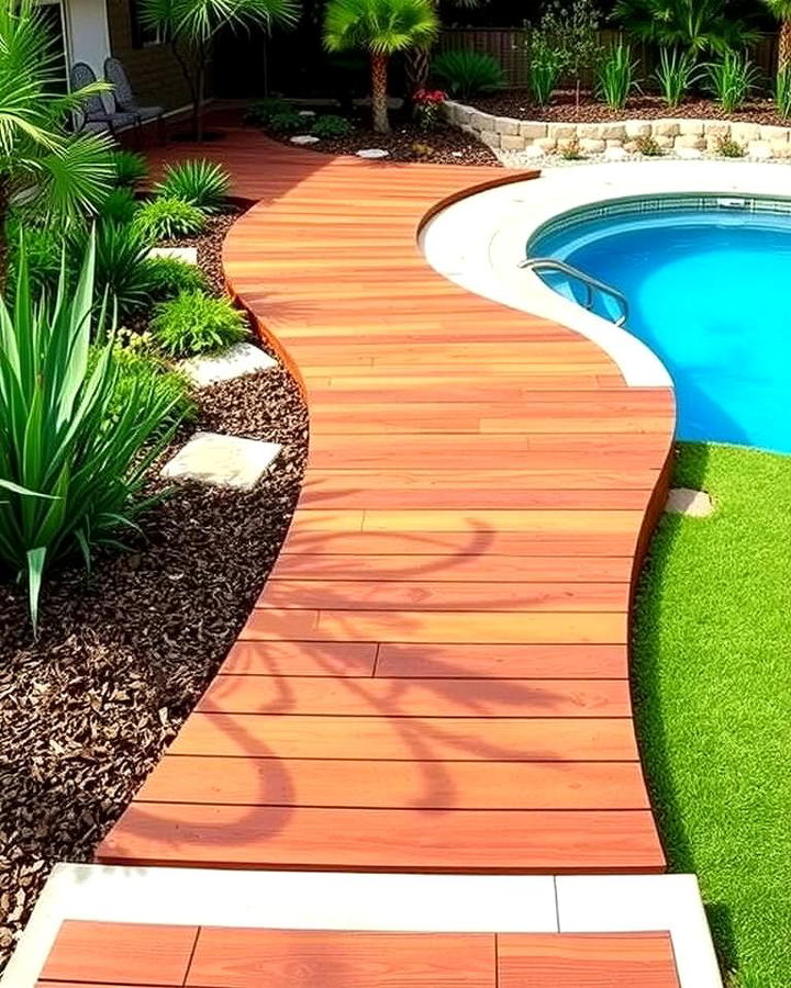 Wooden Deck Pathways