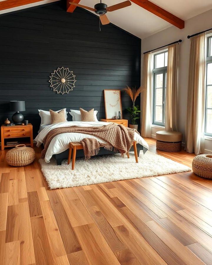 Wooden Flooring in Warm Brown Tones