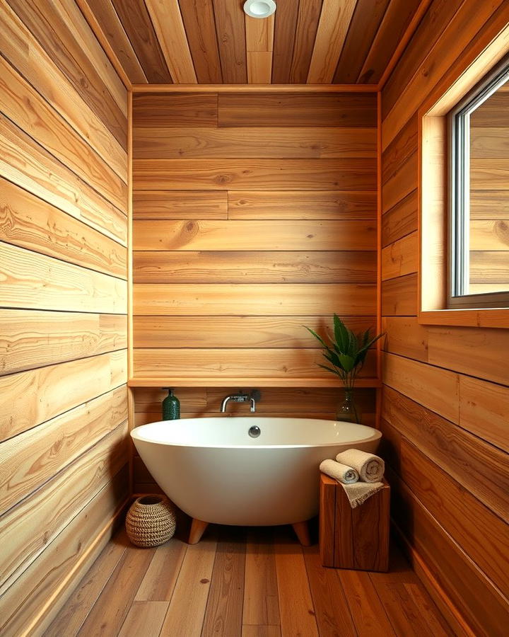 Wooden Paneling for a Rustic Touch