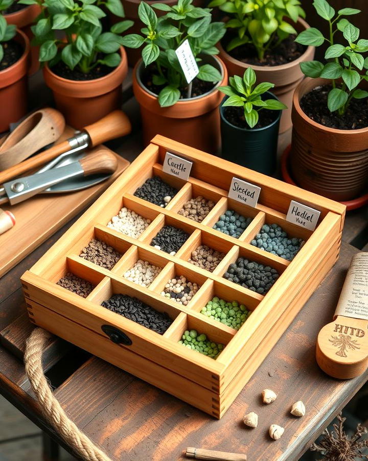 Wooden Seed Boxes