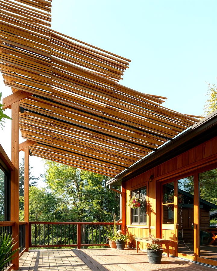 Wooden Slat Awnings