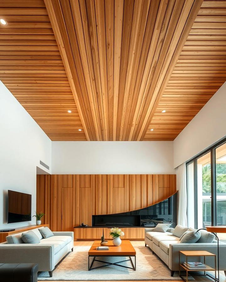 Wooden Slat Ceiling