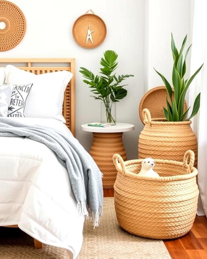 Woven Baskets for Functional Decor