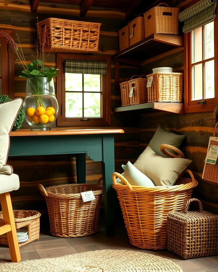 Woven Baskets for Storage