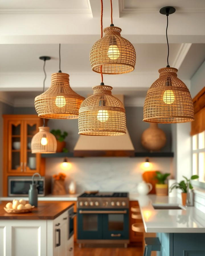 Woven Pendant Lights