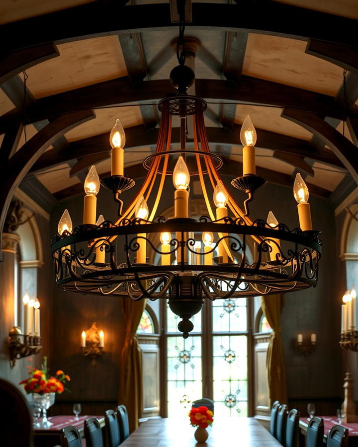 Wrought Iron Chandeliers