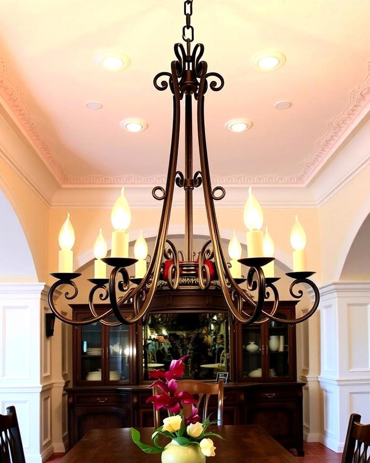 Wrought Iron Chandeliers