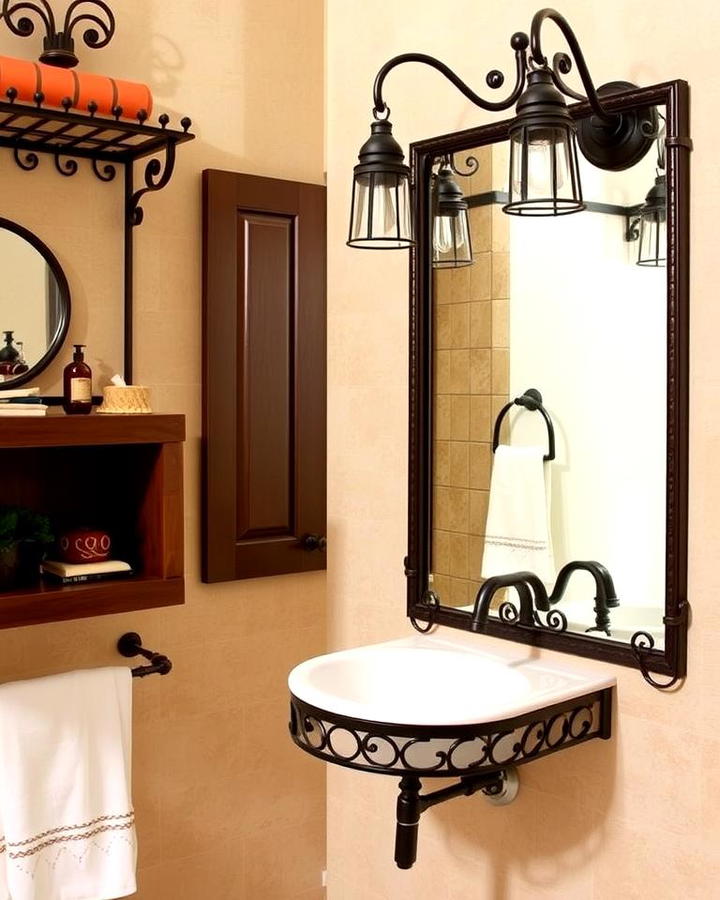 Wrought Iron Fixtures