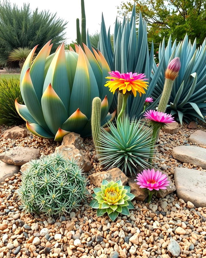 Xeriscape Flower Bed