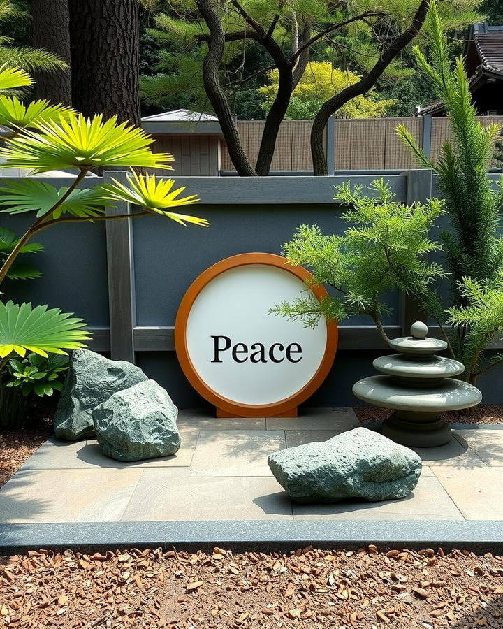 Zen Garden Sign