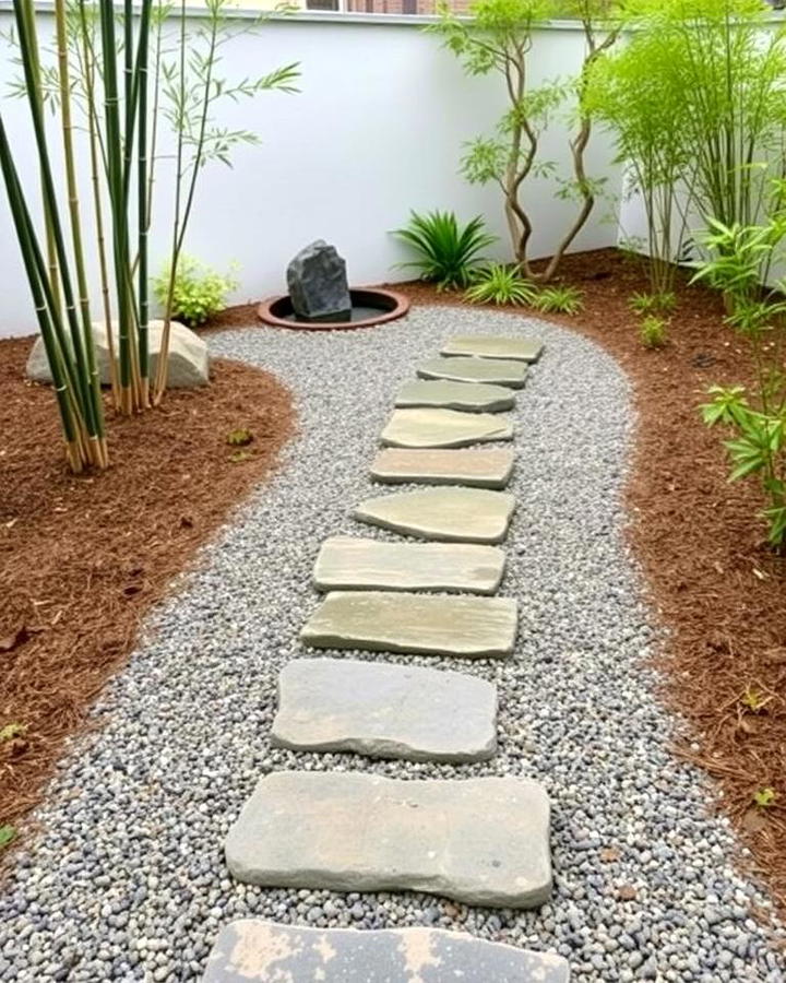 Zen Garden Stone Path