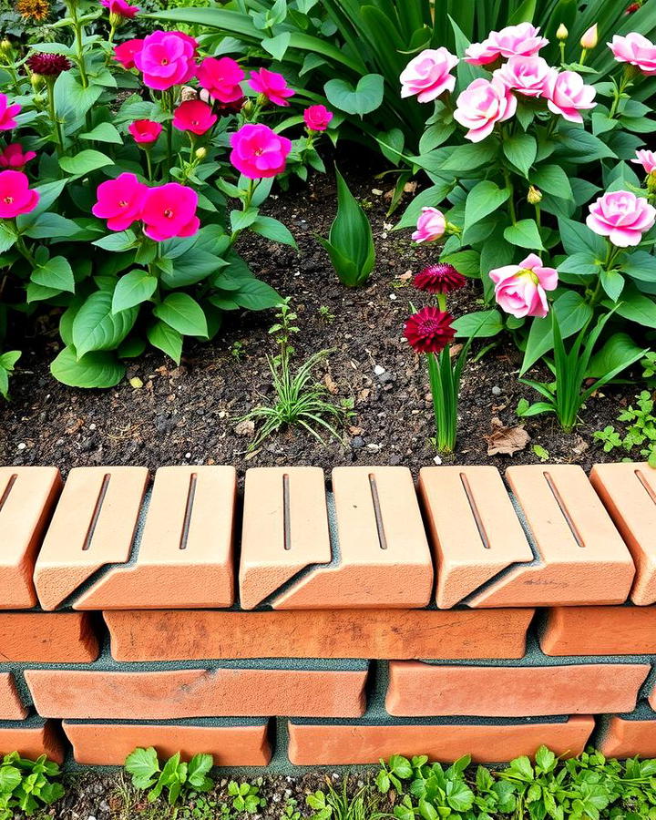 Zigzag Brick Edging