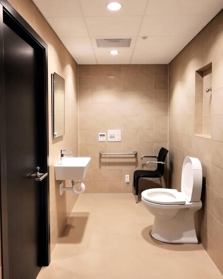 accessible design office bathroom for inclusivity