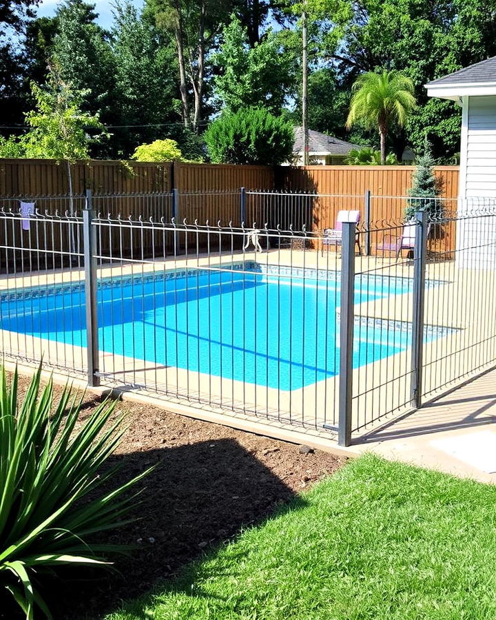 affordable wire pool fence